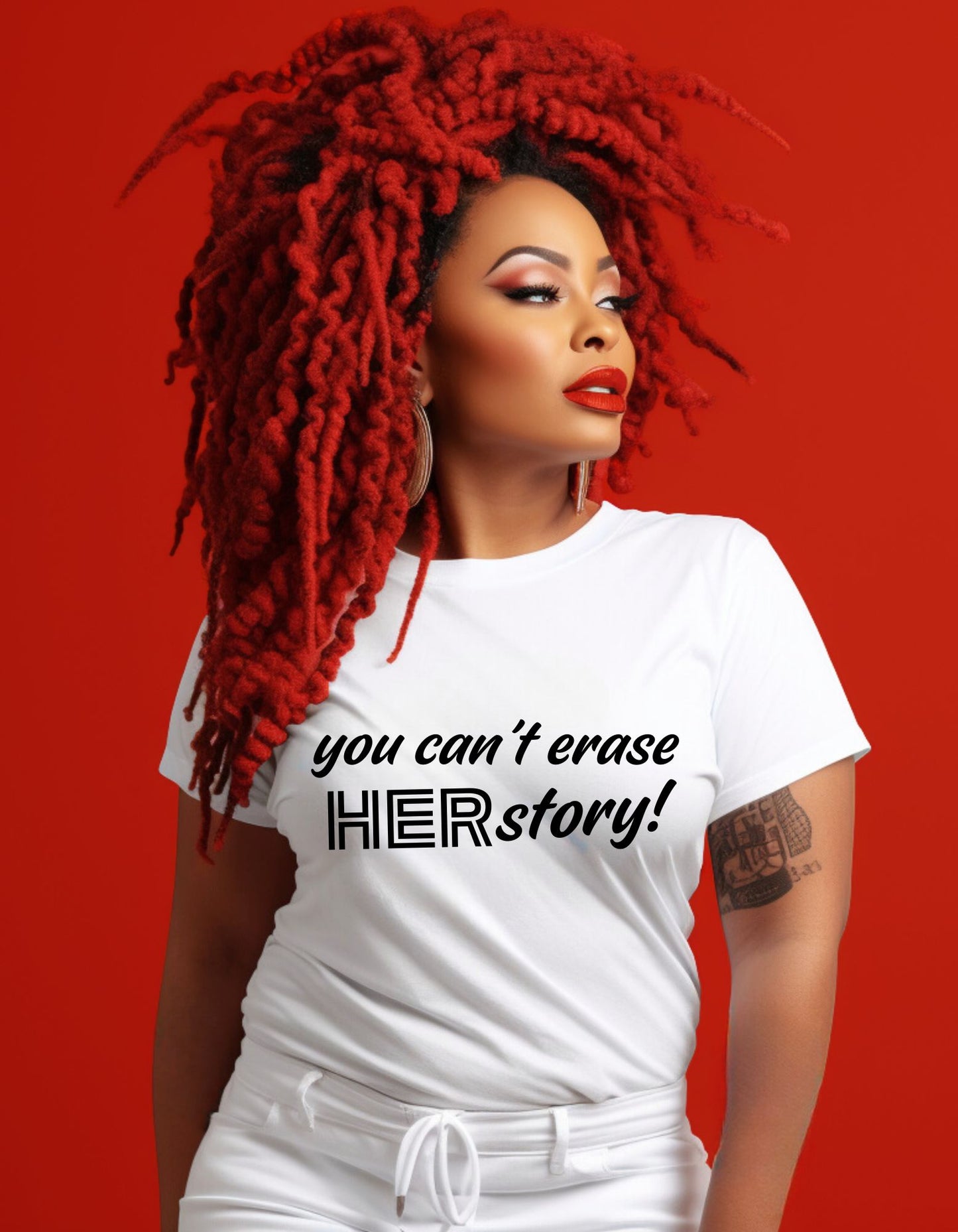 you can't erase HERstory Tshirt