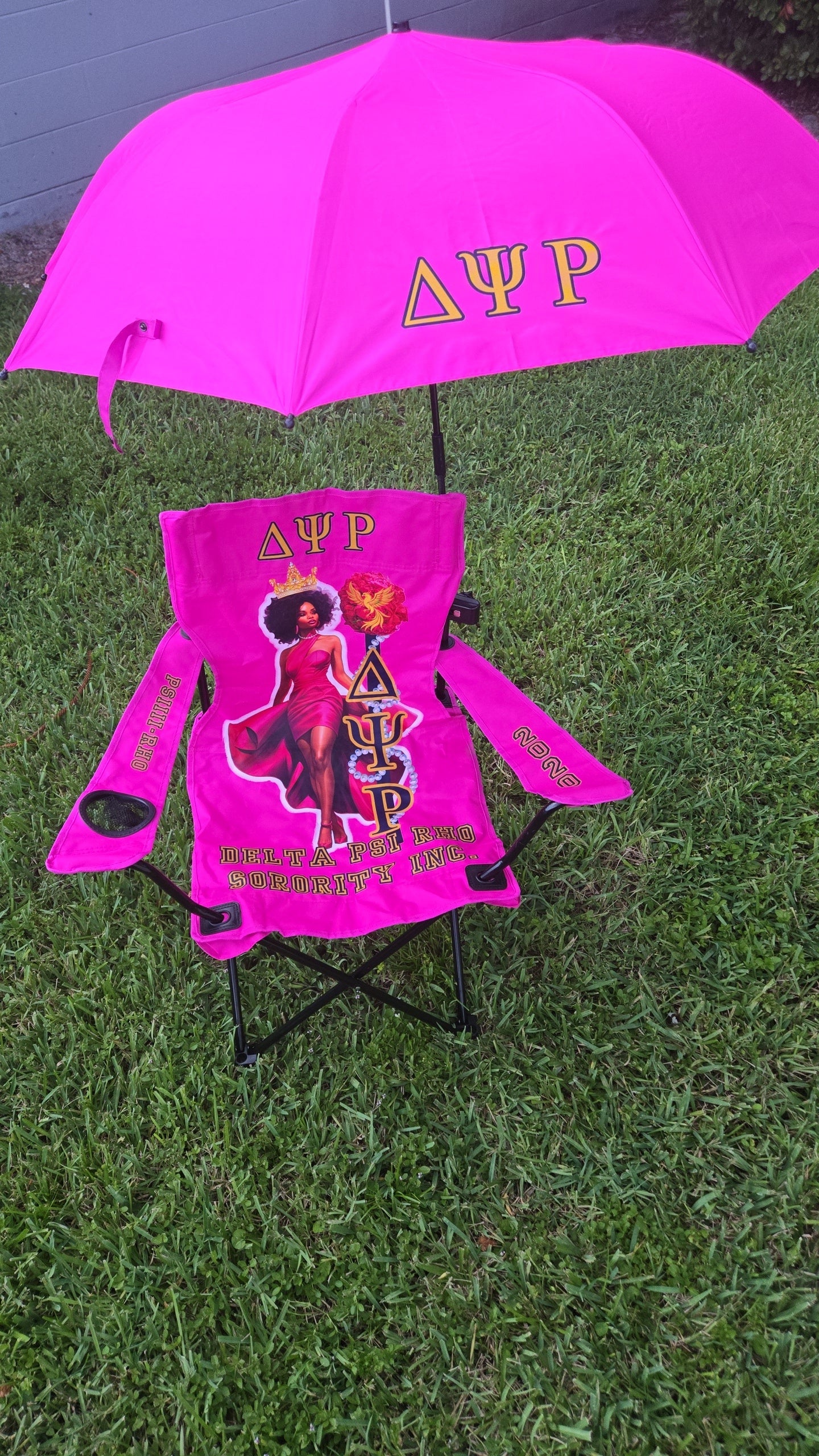 Customized Folding Chair / Matching Umbrella