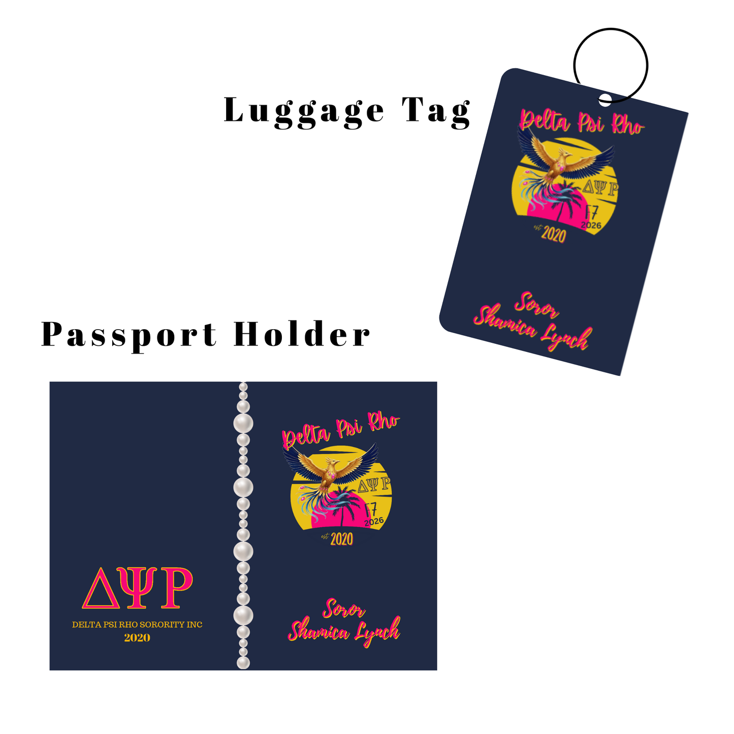 2026 F7 Passport and Luggage Tag