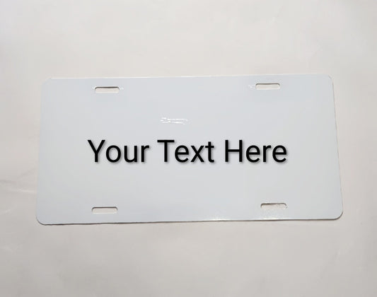 Custom License Plate